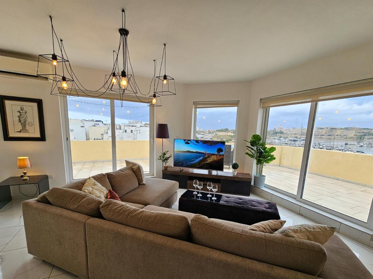 Mive Luxury Sea View Penthouse Apartment Gzira Exterior foto